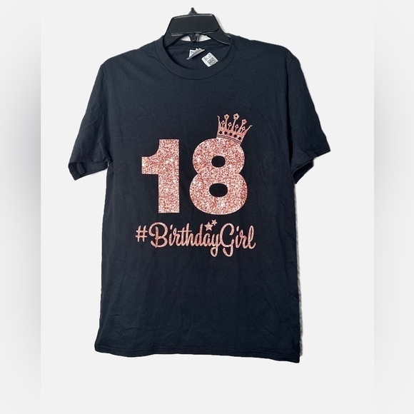 NWOT Port & Company 18th Birthday T-Shirt - Picture 1 of 3